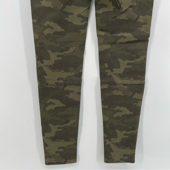 AEO American Eagle Hi-Rise Jeggings Olive Green Camo Super Stretch 6 - Picture 6 of 8
